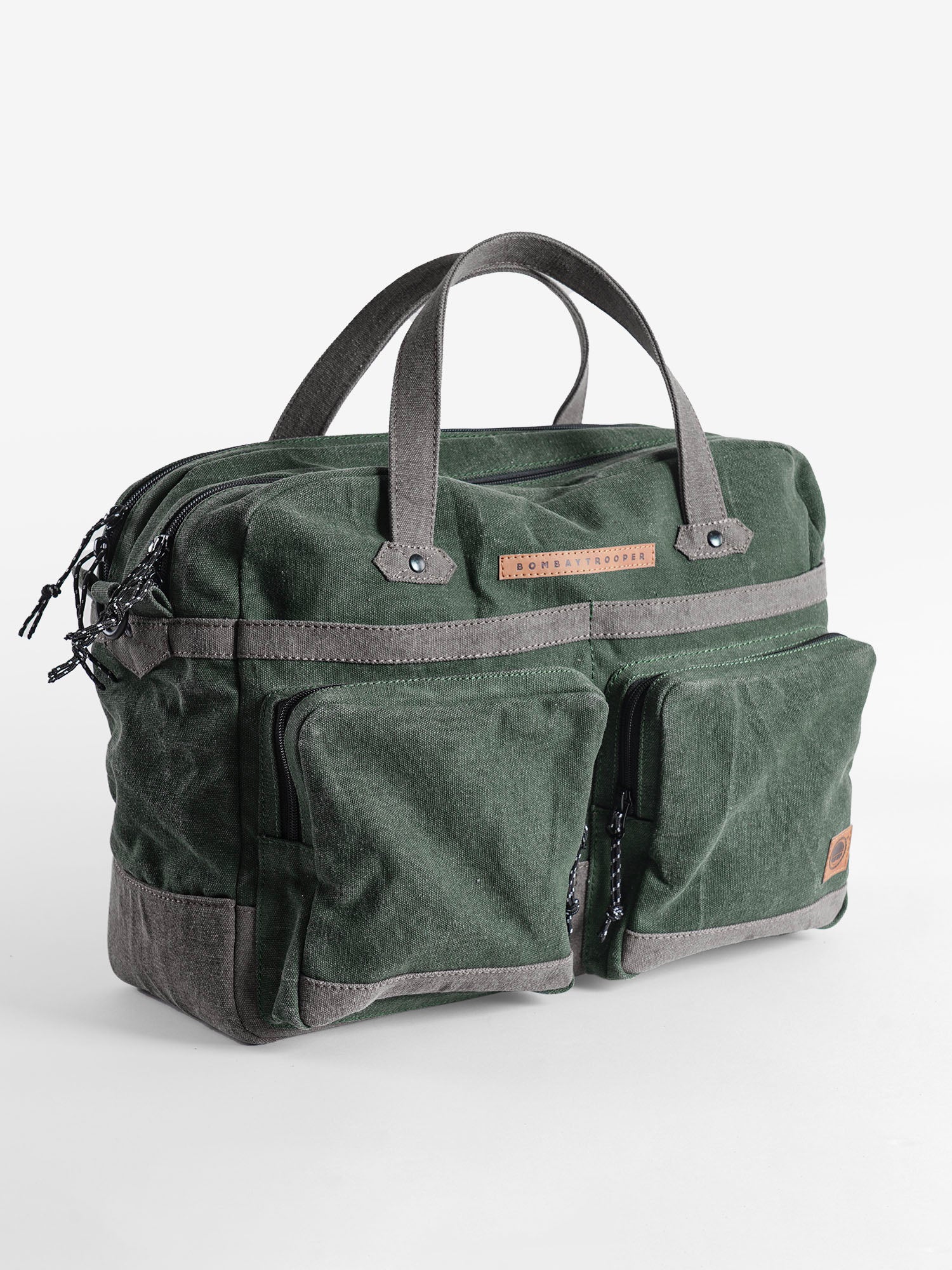 Whiskey Messenger: Upcycled Eco-Friendly Canvas Laptop Bag For Men & Women