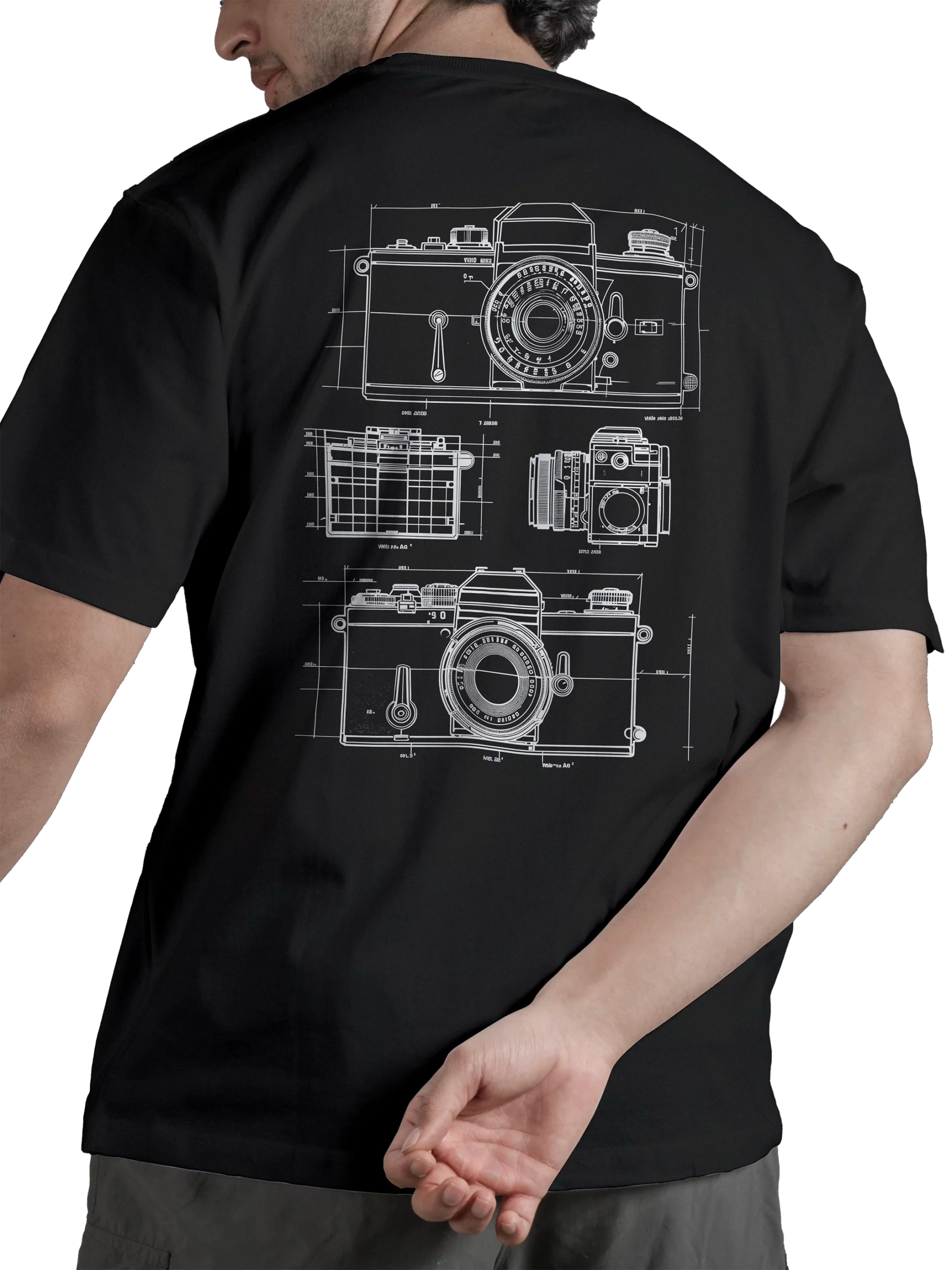 Retro Camera Oversized T-shirt