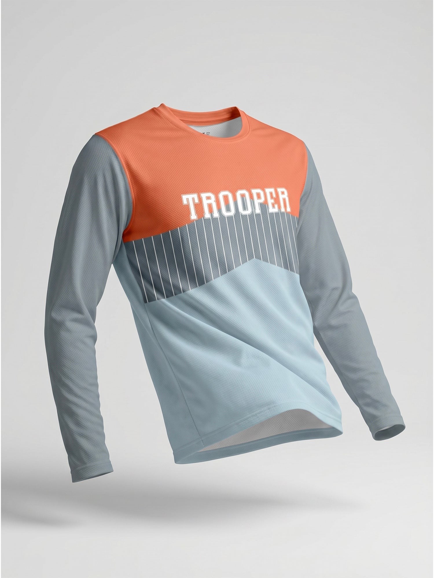 Desert Rally Chevron Stripes Full Sleeve Jersey