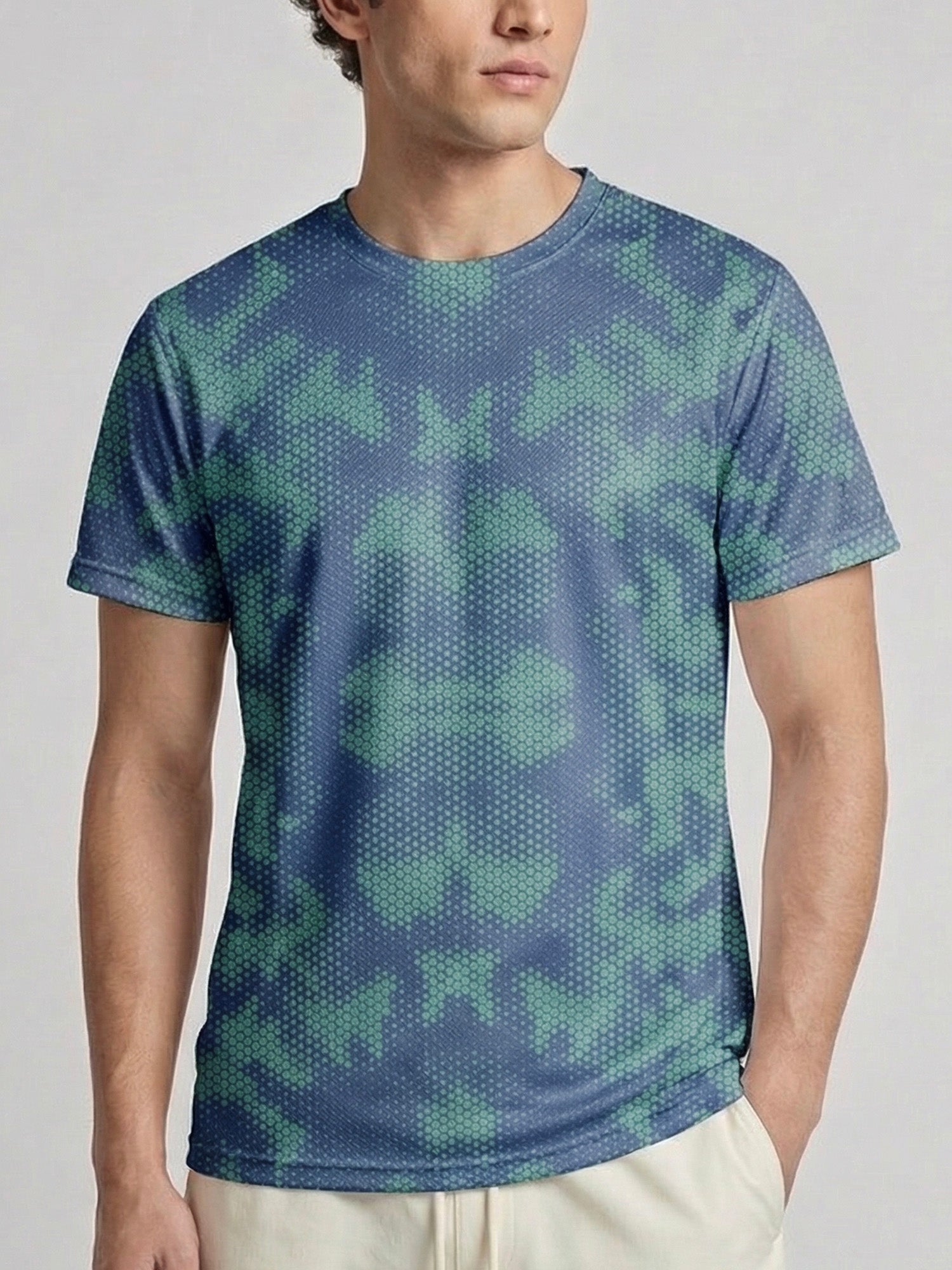 Sea Foam: Active Mesh T-shirt