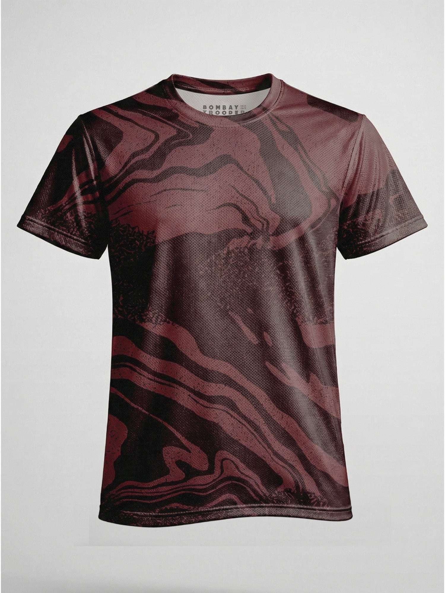 Earthy Waves: Active Mesh T-shirt