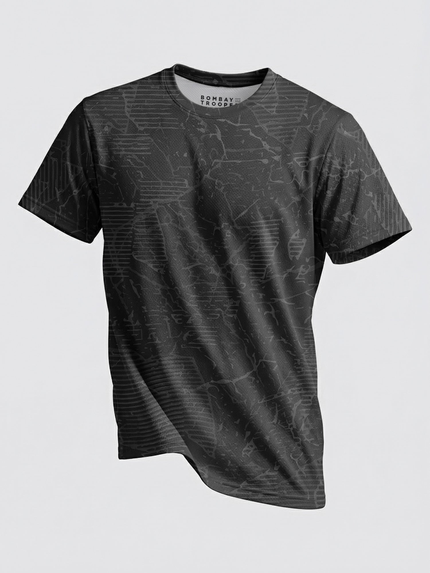Urban Camo Black: Active Mesh T-shirt