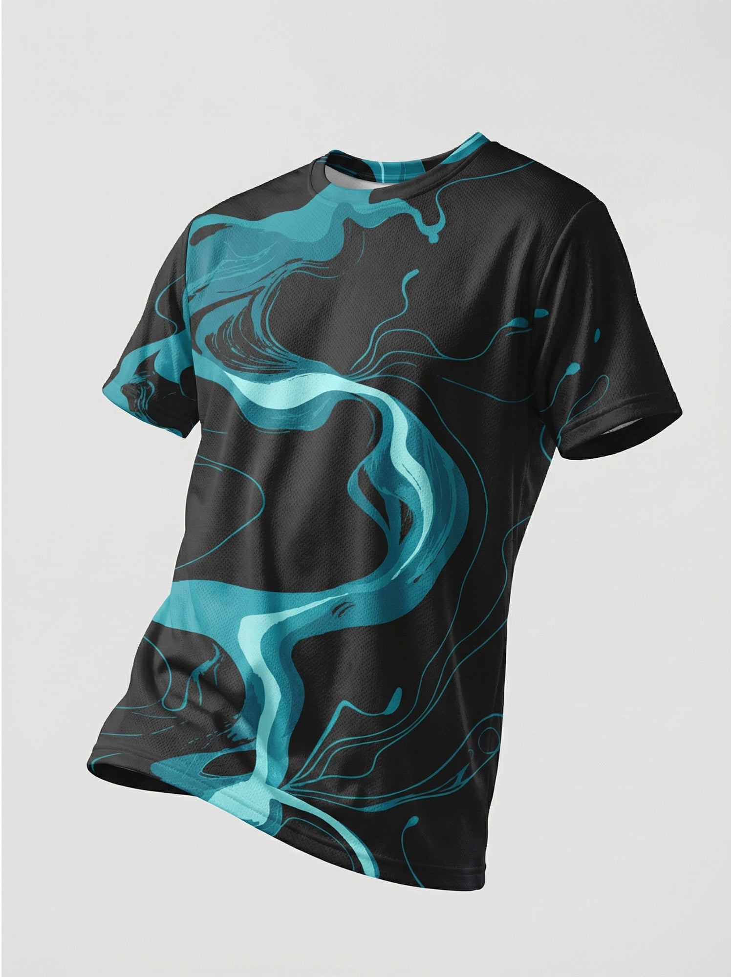 Aqua Flow: Active Mesh T-shirt