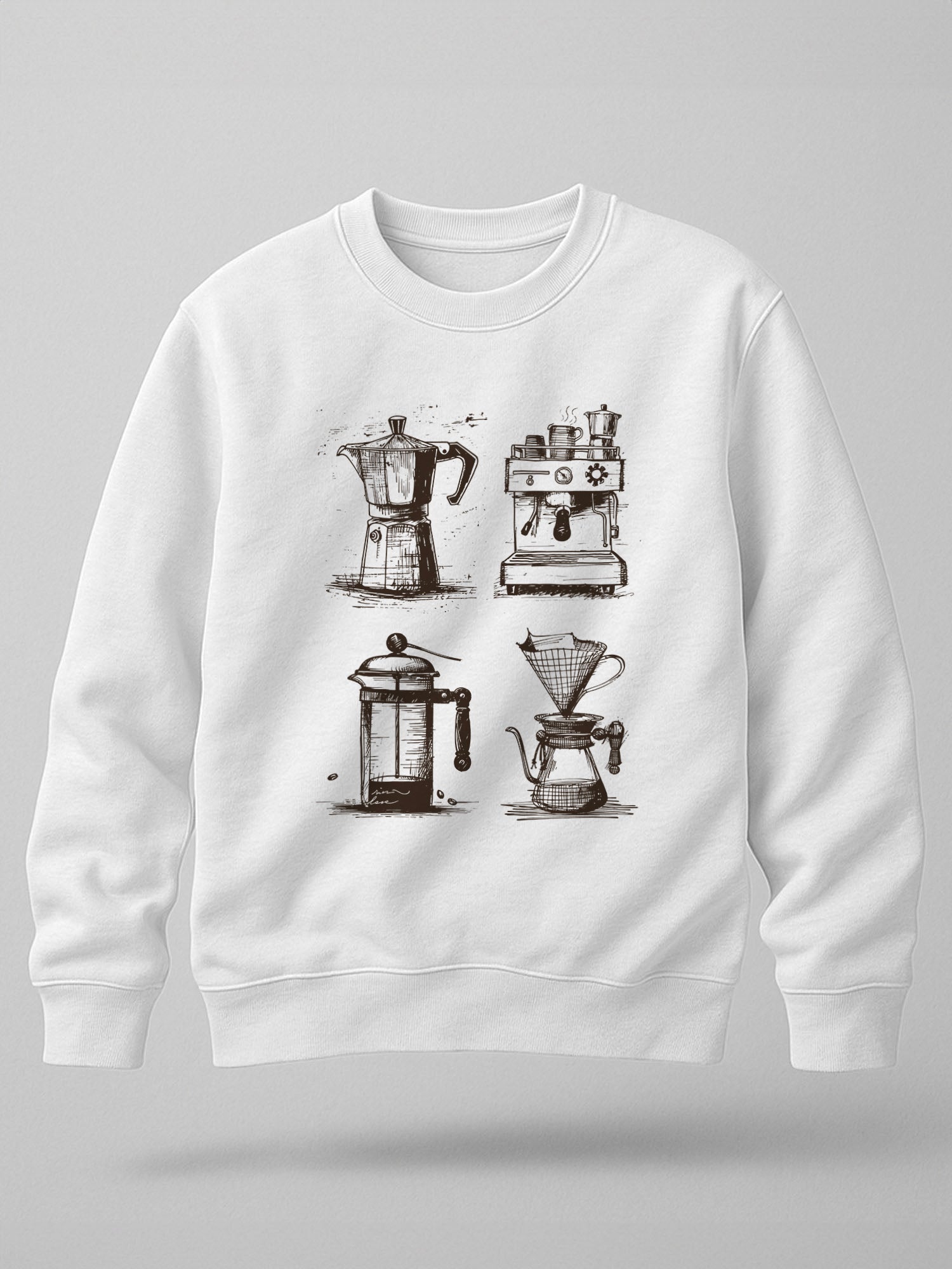 Coffee Gear: Printed Sweatshirt
