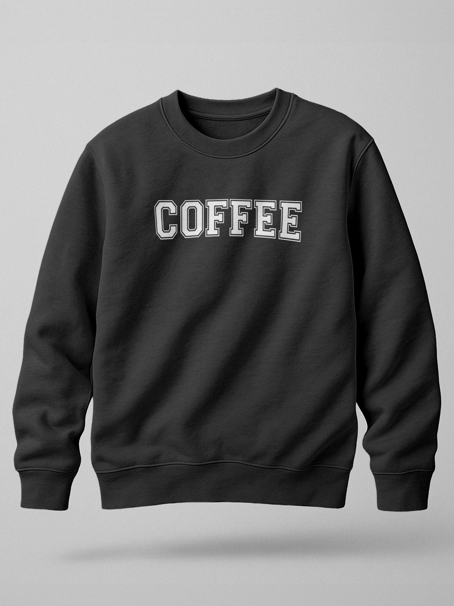 Coffee Varsity: Printed Sweatshirt