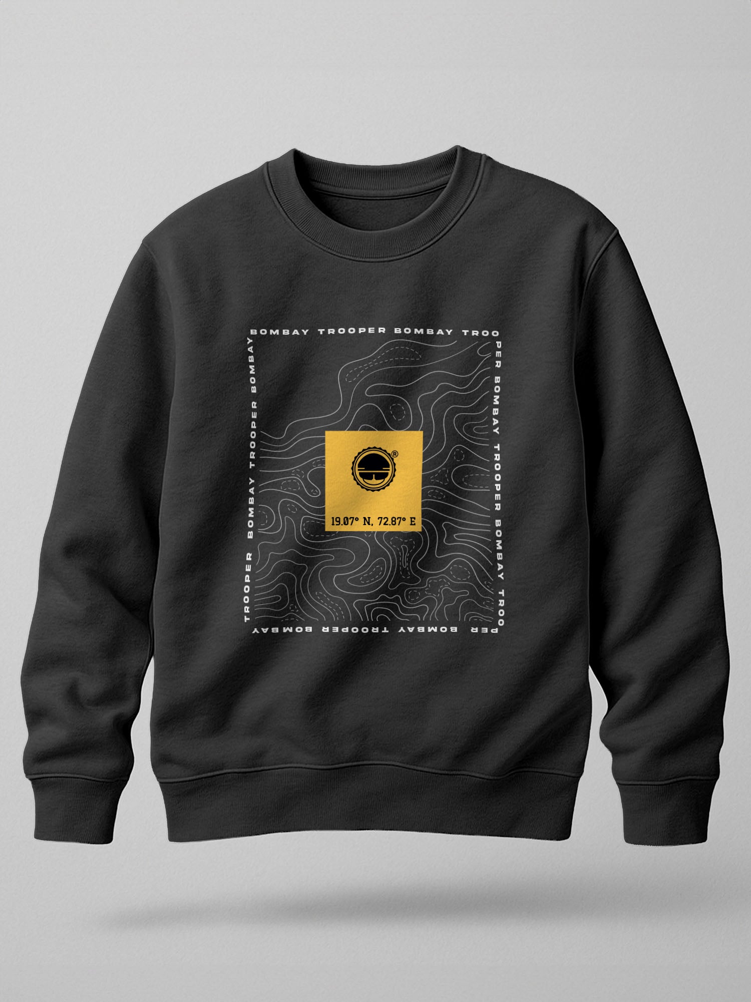Trooper Topography: Printed Sweatshirt