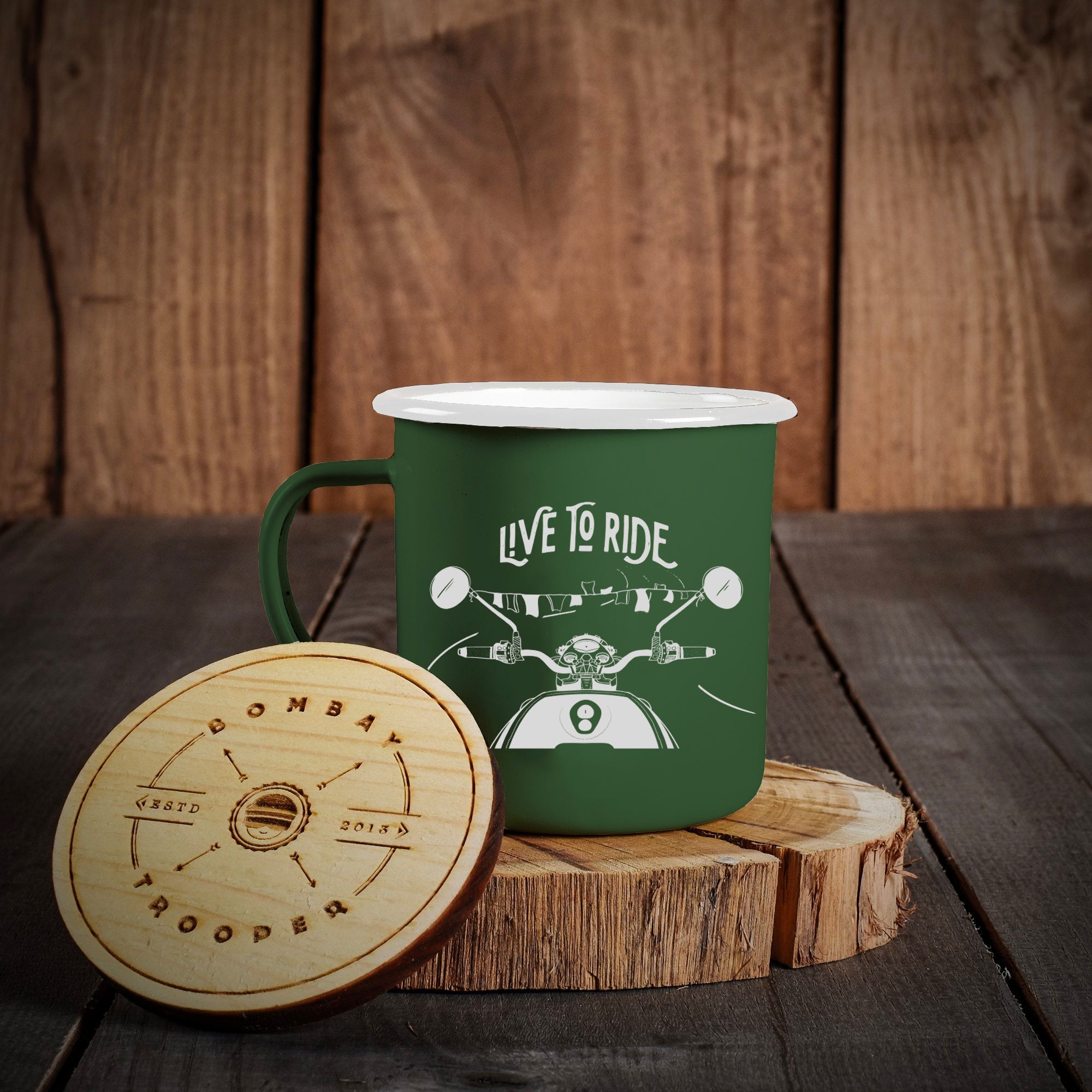 Enamel Mug – LiveToRide