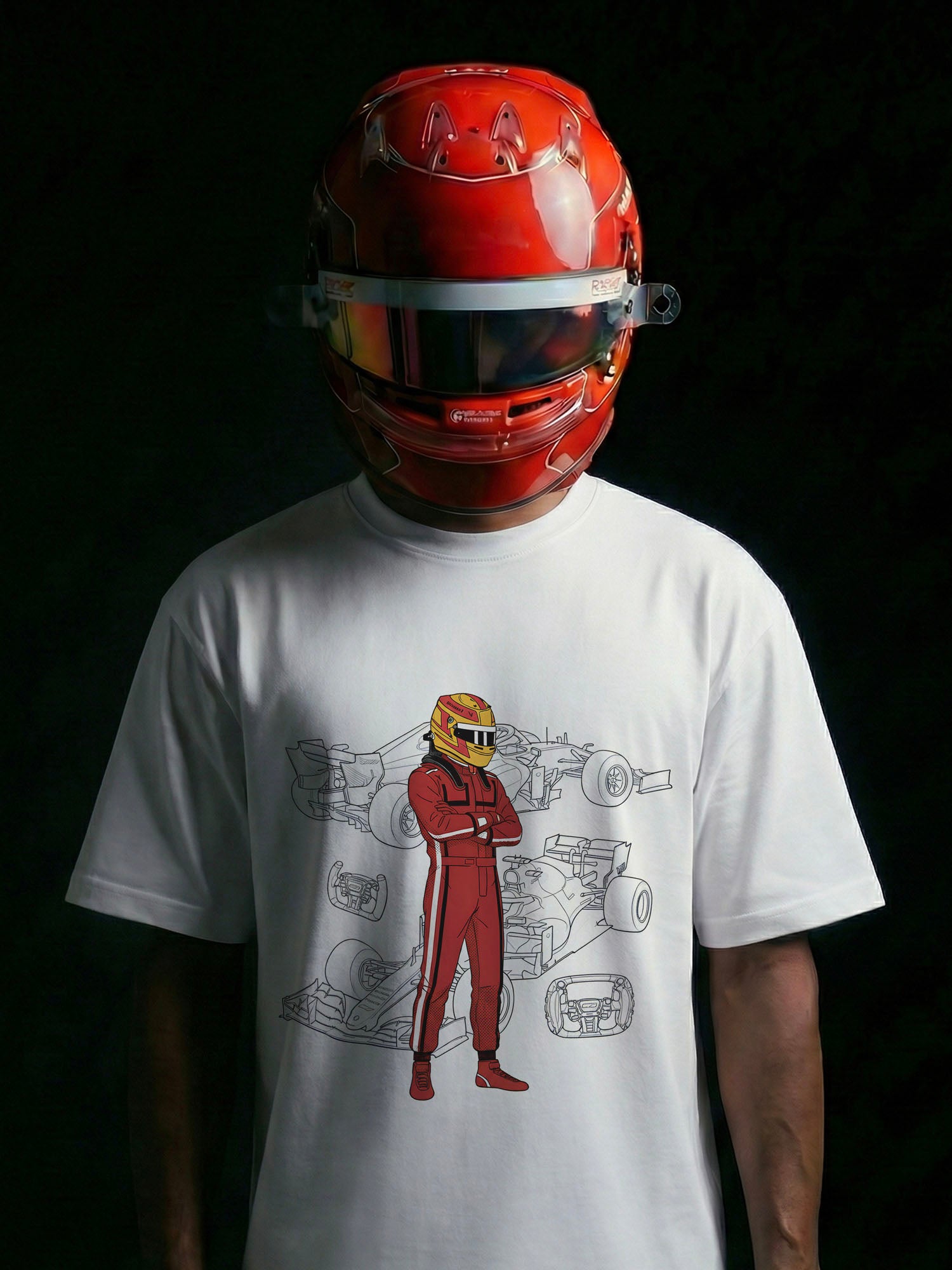 Trooper Racing: Grid Ready Oversized T-Shirt