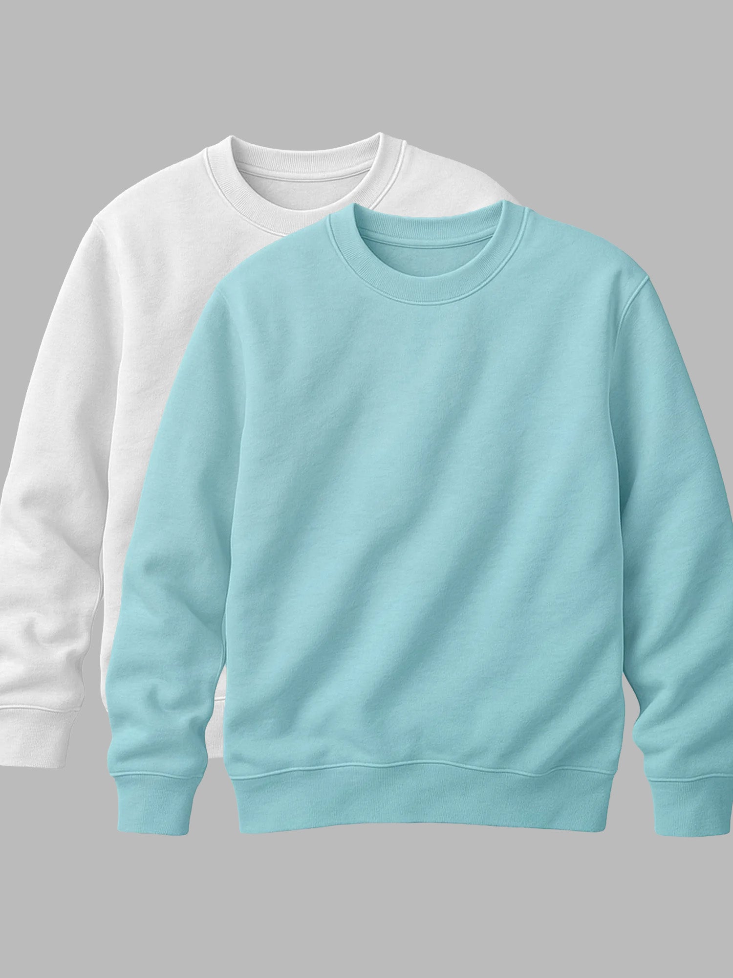 White & Mint: The Wanderer Sweatshirt, Pack of 2