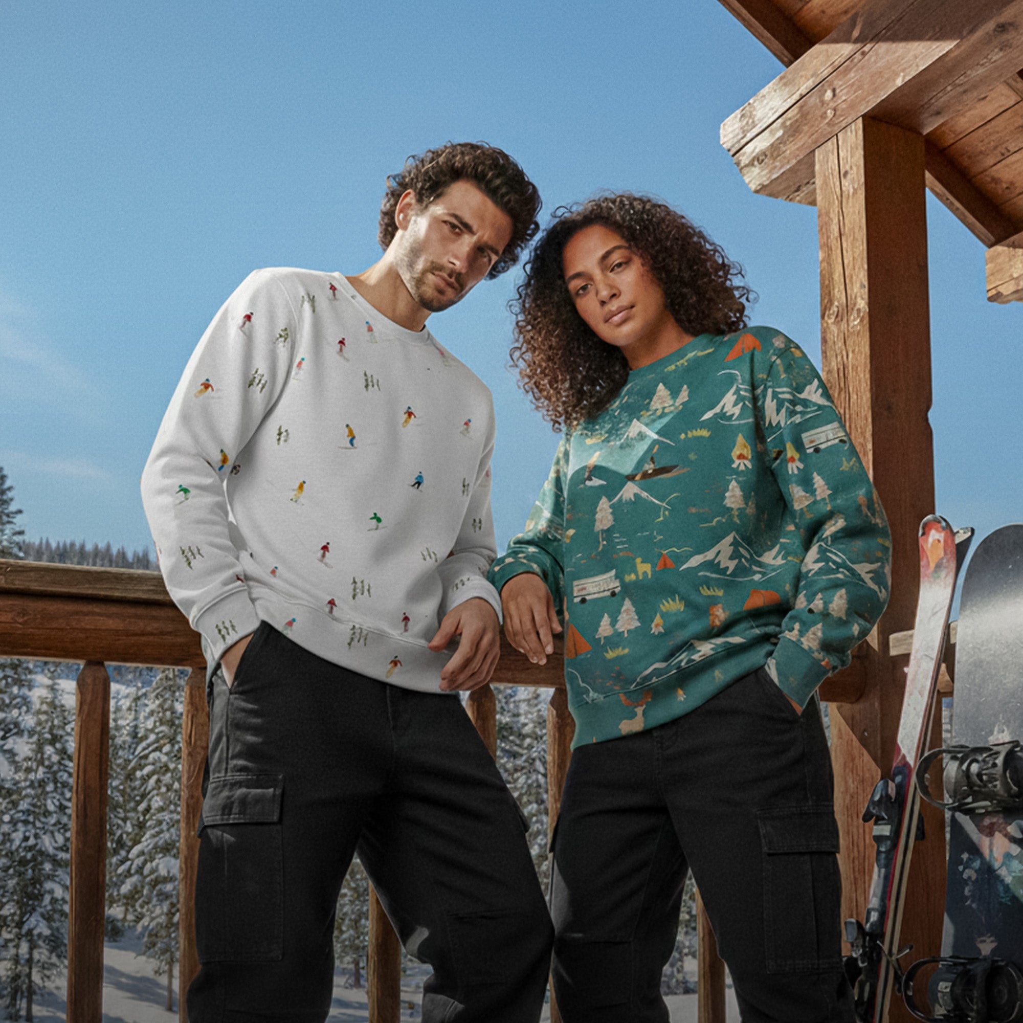 Off The Grid: Printed Sweatshirts