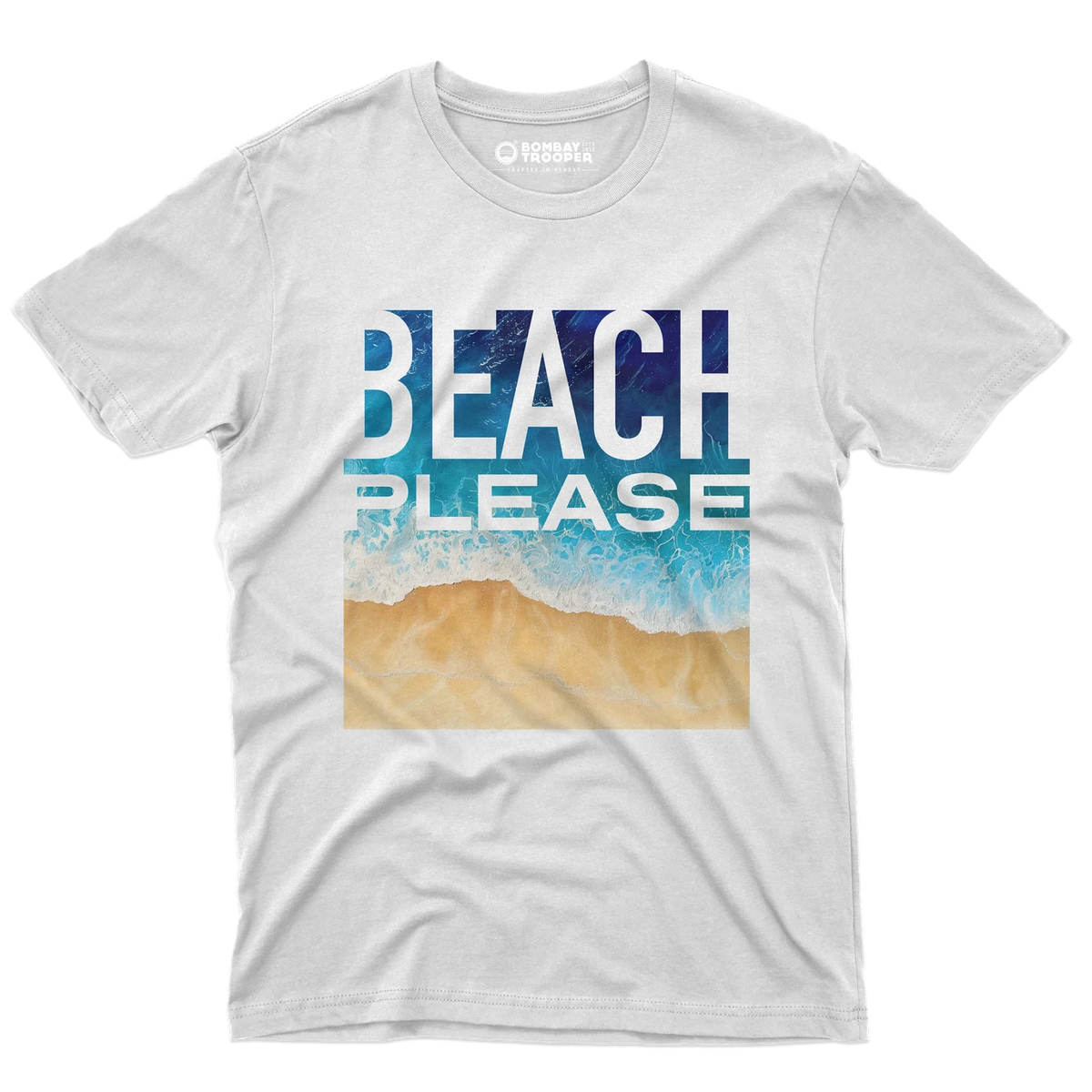 Beach Please Printed T-shirt