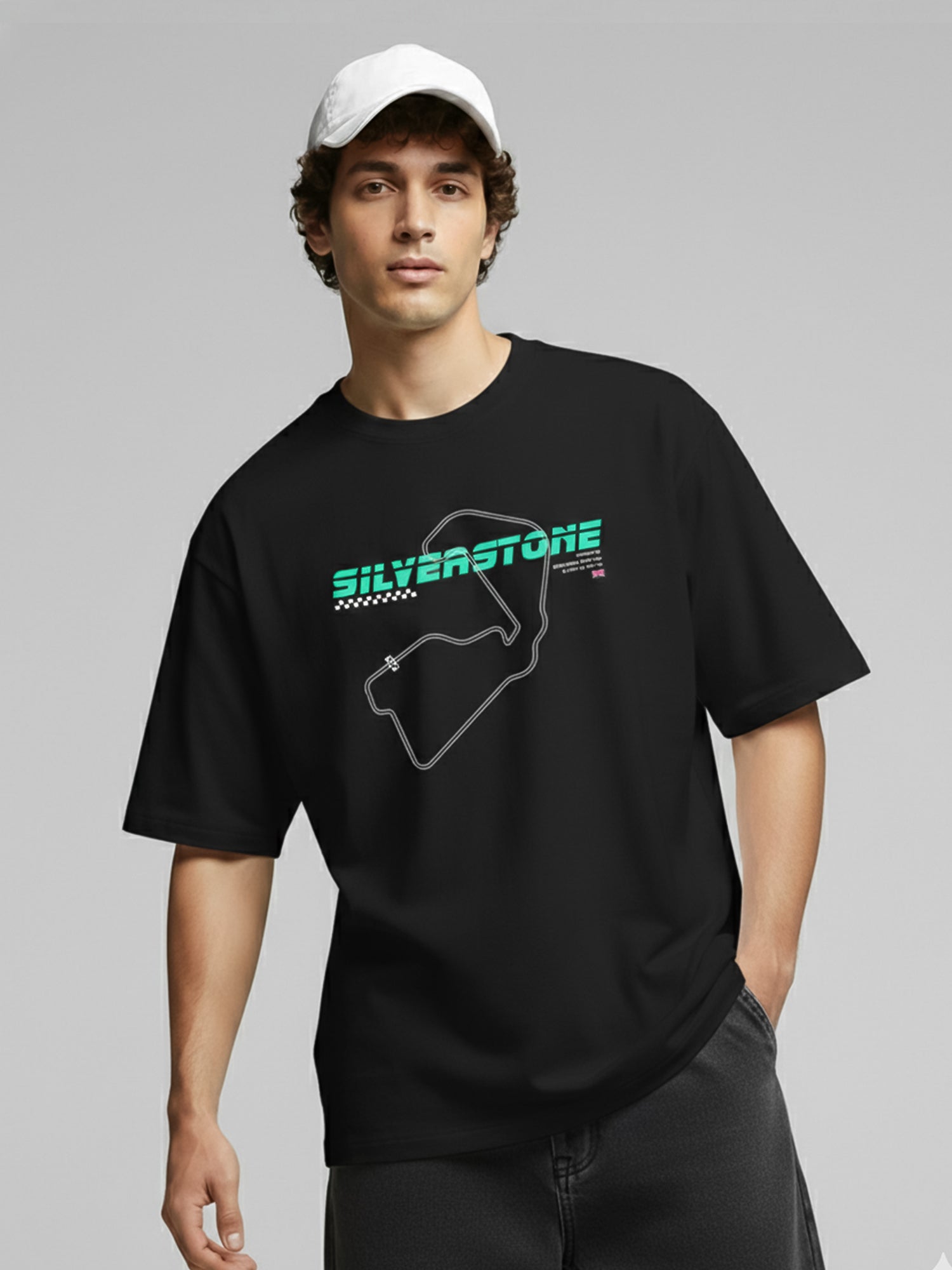 Trooper Racing: Silverstone Circuit Oversized T-Shirt