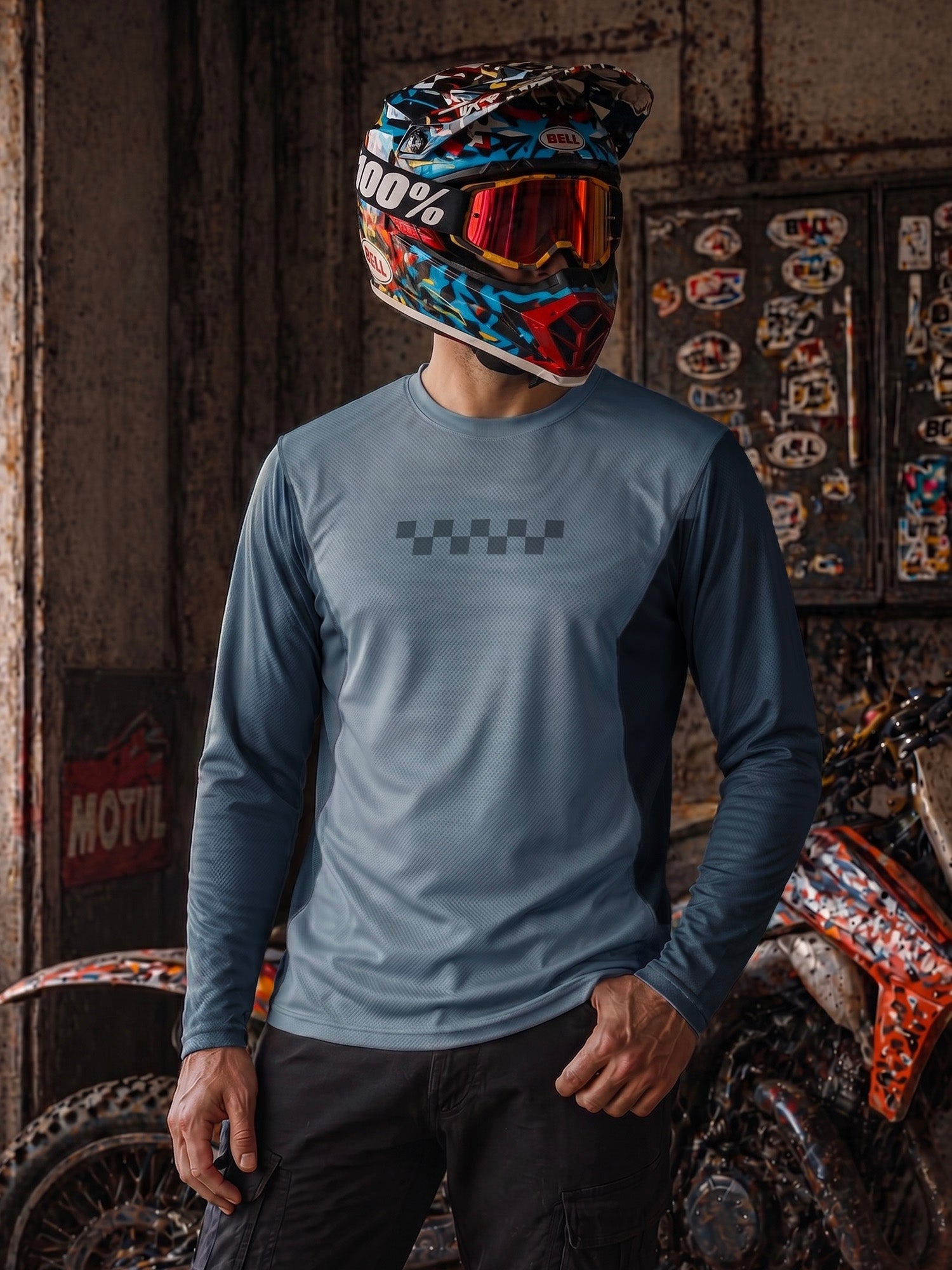 Deep Sea Trackline Full Sleeve Jersey