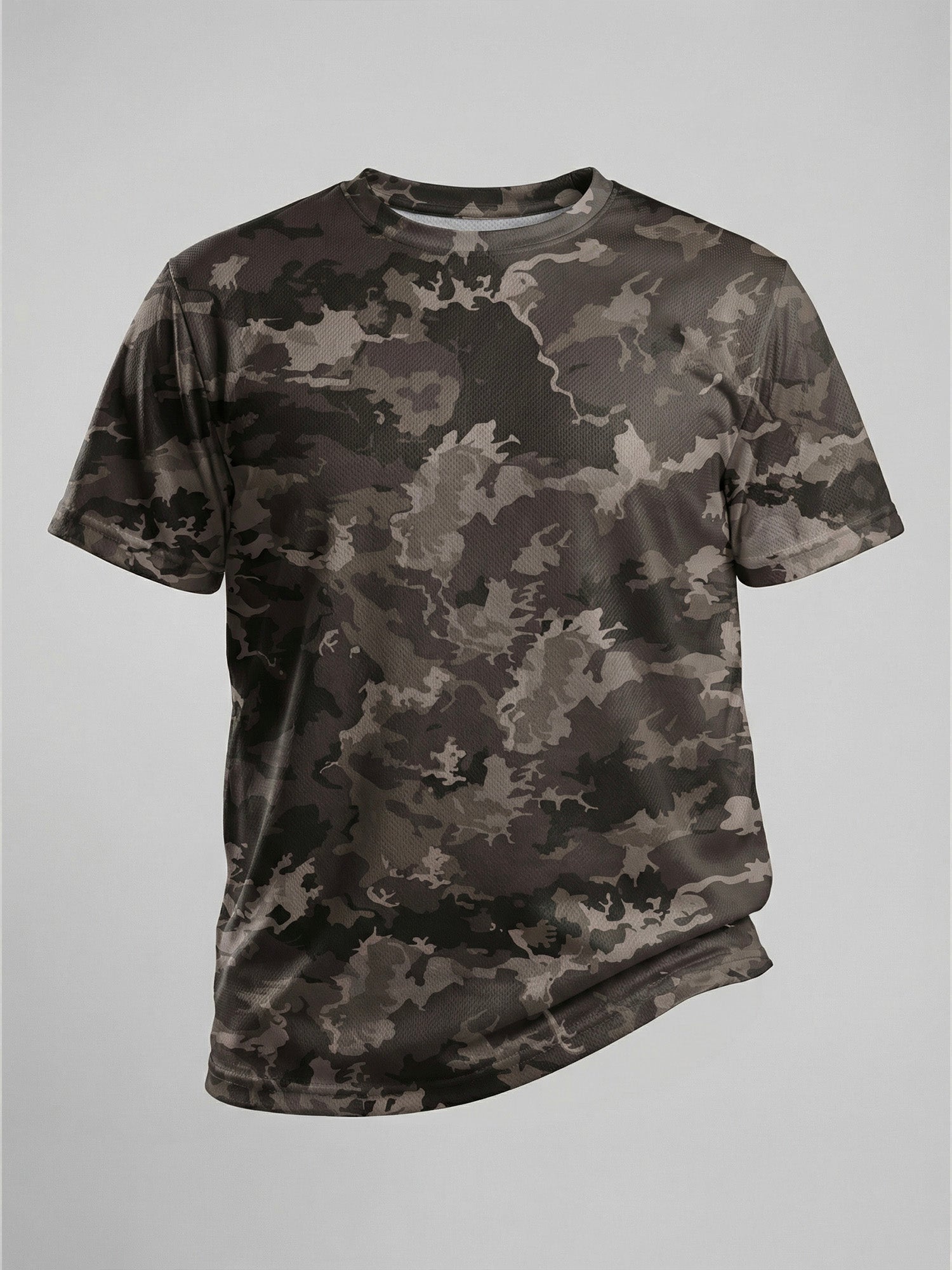 Classic Camo - Brown: Active Mesh T-shirt