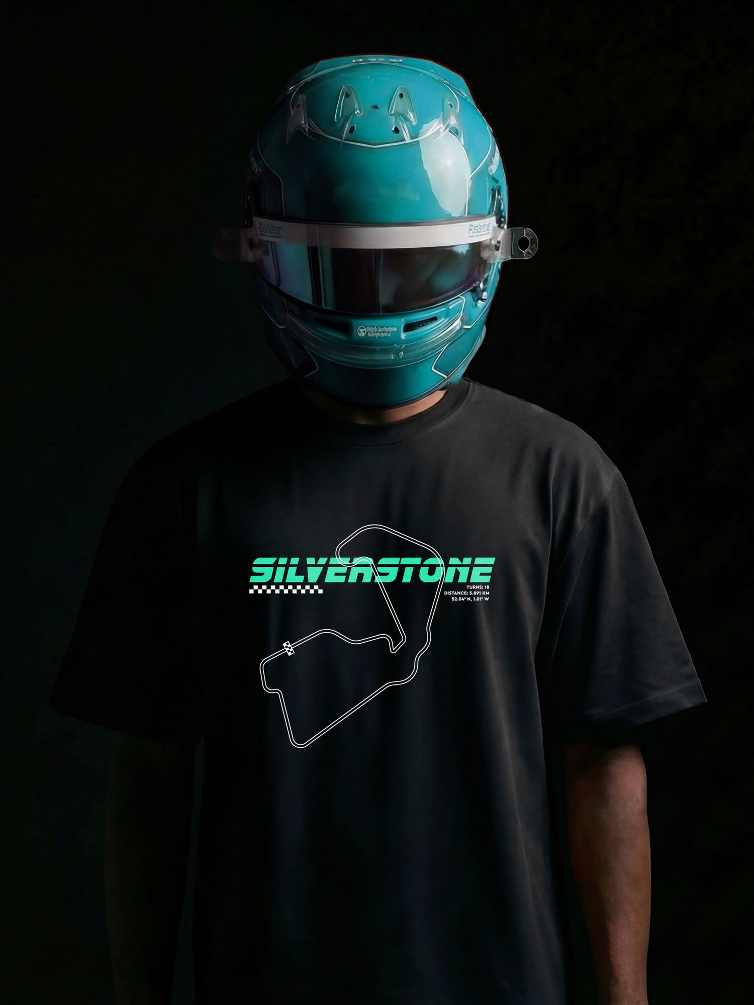 Trooper Racing: Silverstone Circuit Oversized T-Shirt