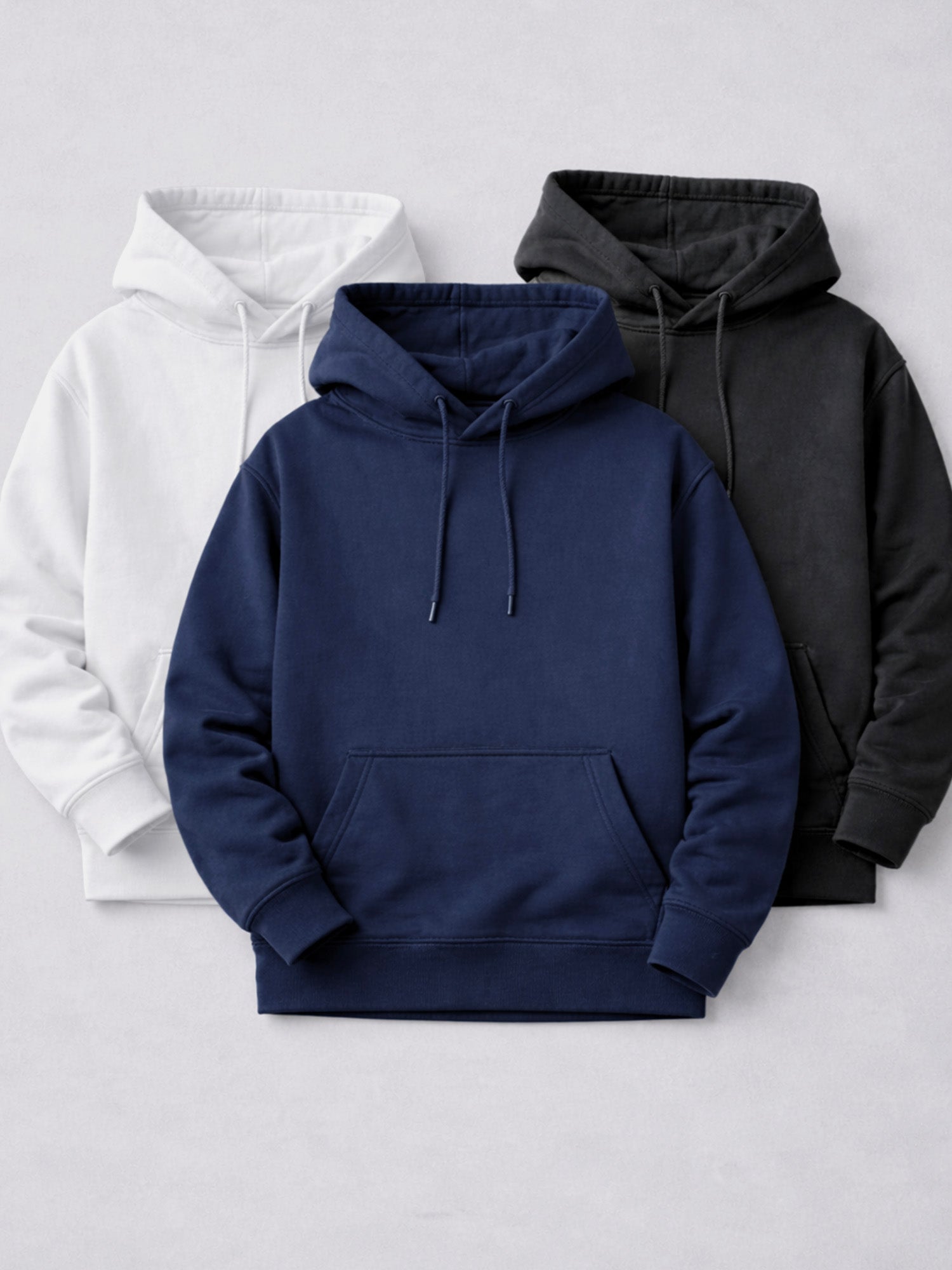 Pack Of 3: Warm Horizons: Unisex Fleece Hoodies