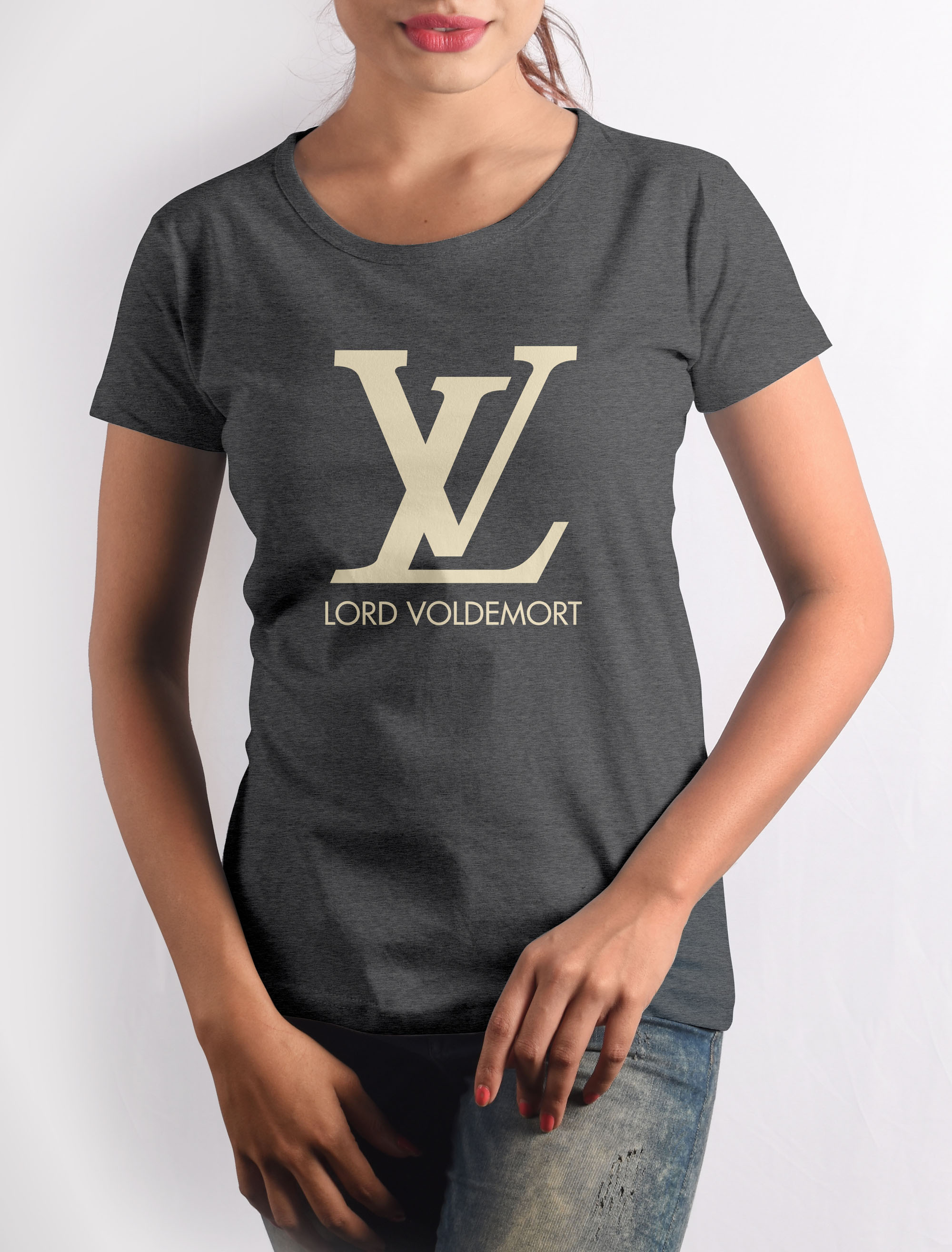 Lord Voldemort LV Triblend Racerback Women Tank Top– Meh. Geek