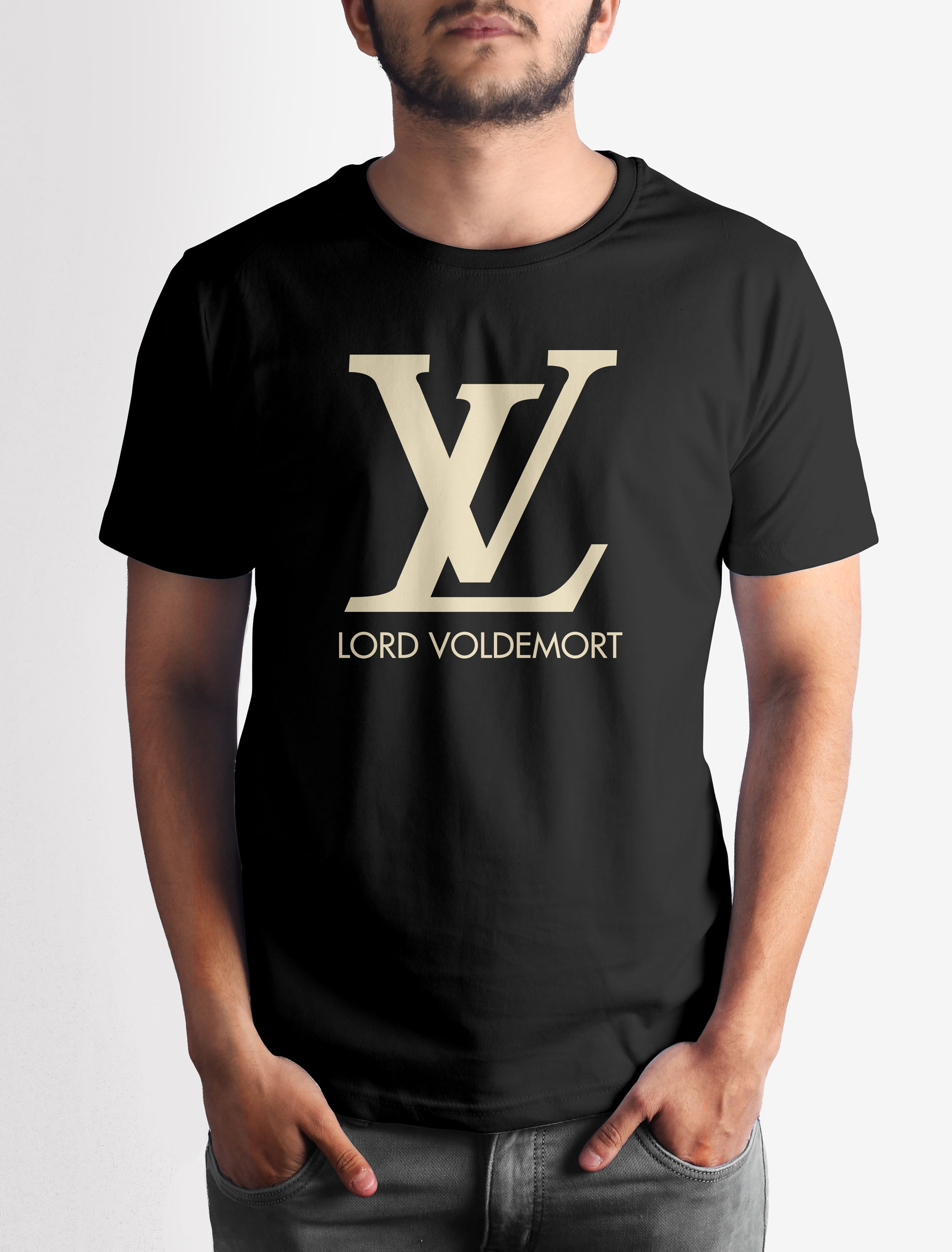 Lord Vordemort / Louis Vuitton drip inspired – Tshirt – BLACK