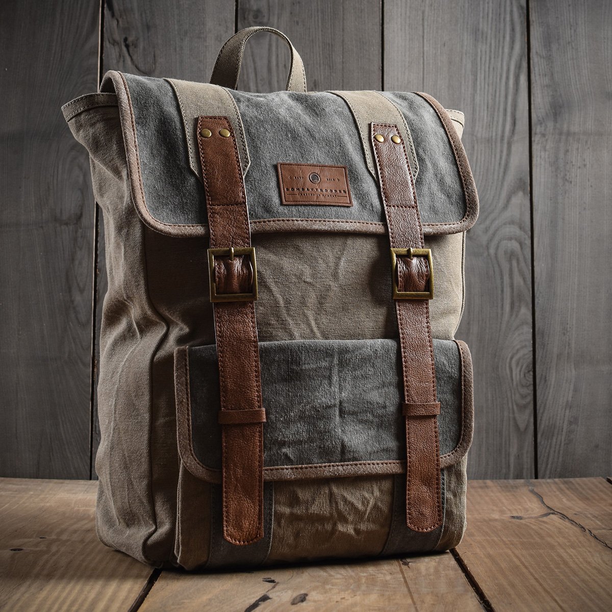 Foxtrot Backpack: Upcycled Eco-Friendly Canvas Backpack For Men & Women ...