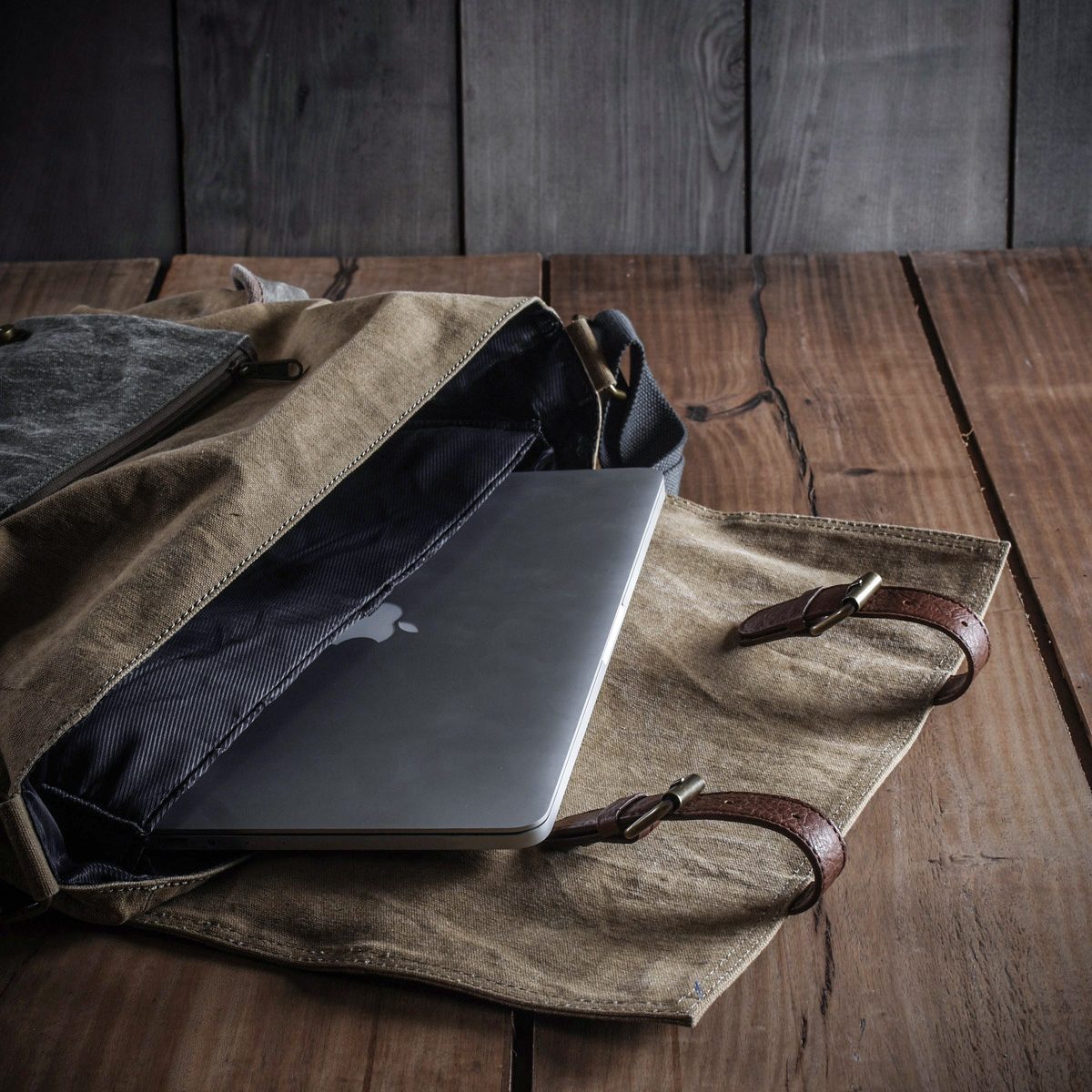 Recycled Eco-Friendly Messenger Laptop Bag  by Bombay Trooper
