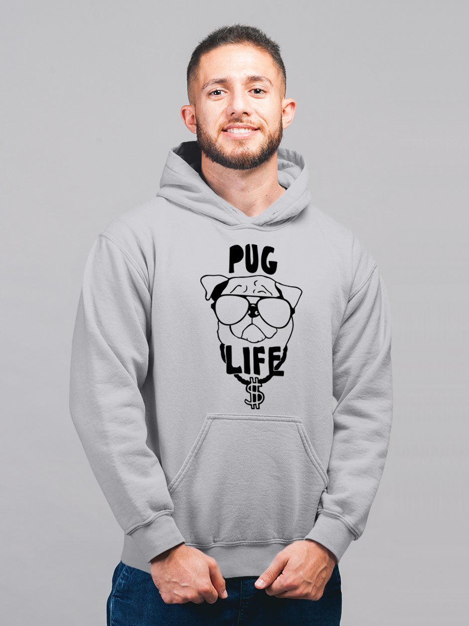 2 Colors Adult Unisex LARGE Details about   PUG   Coming&Going Sweatshirt
